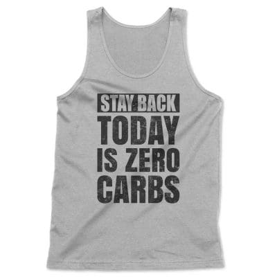 Stay Back Today Is Zero Carbs T Shirt Mockup 8