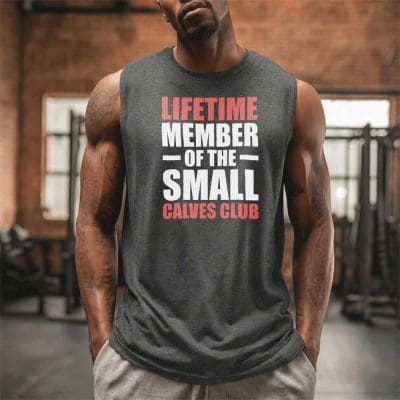 Lifetime Member Of The Small Calves Club T Shirt Mockup 21