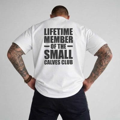 Lifetime Member Of The Small Calves Club T Shirt Mockup 25