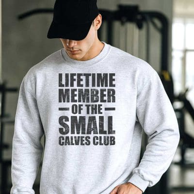 Lifetime Member Of The Small Calves Club T Shirt Mockup 26