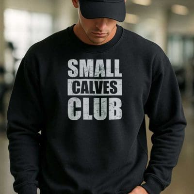 Small Calves Club T Shirt Mockup 18
