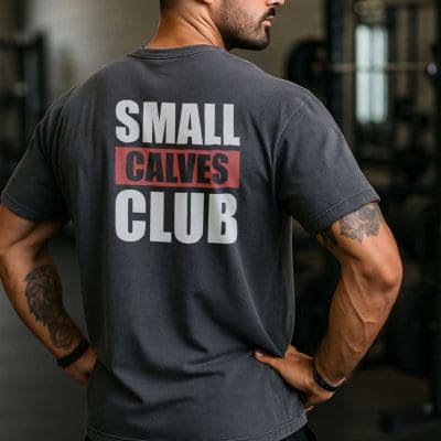Small Calves Club T Shirt Mockup 19