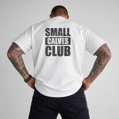 Small Calves Club T Shirt Mockup 3